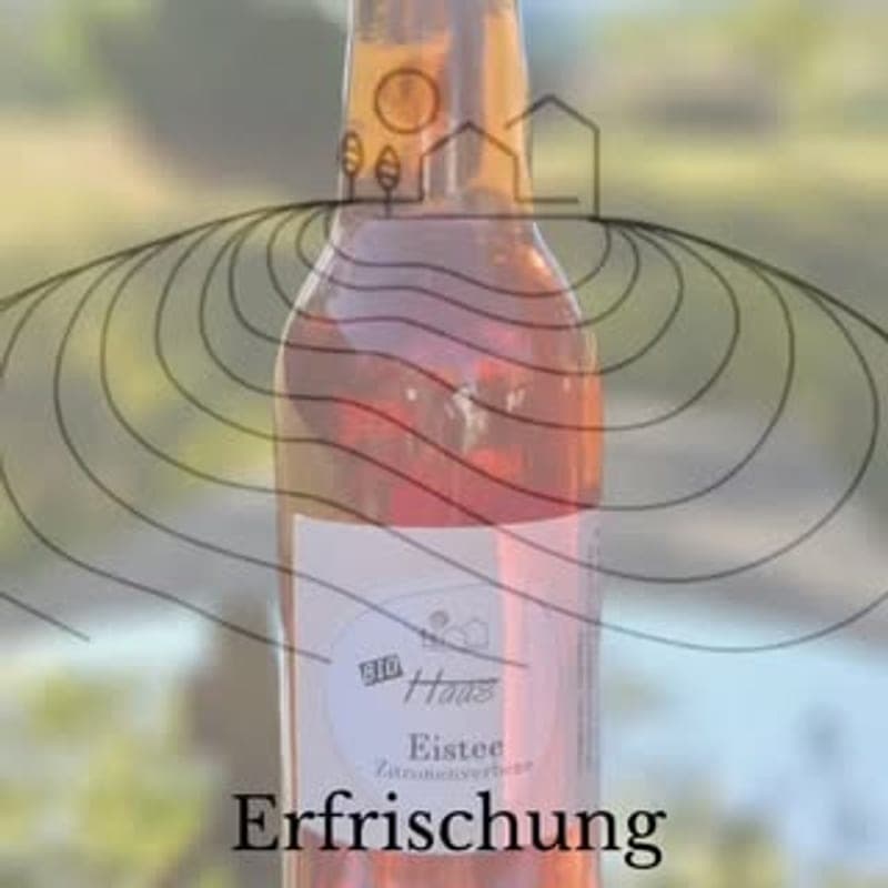 🌿 Unsere Eistees als hippe, alkoholfreie Alternative für eure Feste — mit Eiswürfeln, Minze und einer Scheibe Zitrone. Erhältlich im Ab-Hof-Verkauf.